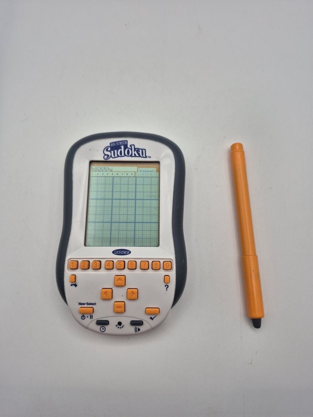 Vintage Radica Big Screen Sudoku Handheld Electronic Game with Pen 2005 Tested